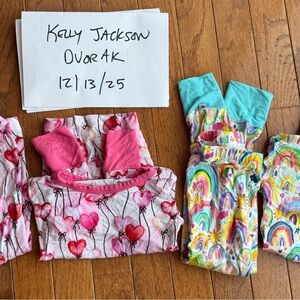 Euc Birdie Bean Amara and Miley 2T Kids Pajama Set
